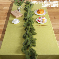 AOUNQ 6.3FT Christmas Garland,Artificial Pine Cypress Garlands,Holiday Indoor Christmas Decorations Winter Garland