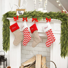 Joyooss 9ft Christmas Garland Norfolk Cypress Garland Real Touch Faux Greenery Cedar Garlands For Mantle,table,wall,christmas Decorations Indoor Outdoor