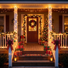  Christmas String Lights, 105 FT 300 LED Twinkle Fairy Lights for Indoor Outdoor Christmas Tree Home Xmas Decorations, Warm White