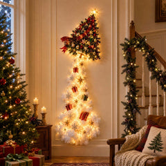 Clearance! Christmas Magic Trail Wall Light, LED Cascading Holiday Christmas Decor, Gift (Christmas Tree)