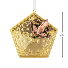  Christmas Ornament (Harry Potter Chocolate Frog, Metal), 1 Count