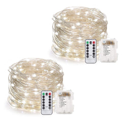 Avelune™ Fairy Lights Christmas String Lights Battery Operated 8