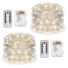 Avelune™ Fairy Lights Christmas String Lights Battery Operated 8