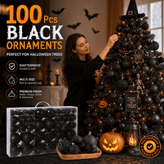 Avelune™ 100pcs Shatterproof Christmas Balls - Plastic Ornaments