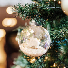 Clear Plastic Ornament Balls,DIY Fillable Christmas Balls,24 Pcs 3.15 inch Hanging Ornaments Round Balls with Removable Top for Halloween,Christmas,Birthday,Wedding,Party,Xmas Tree Decor