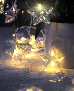 Star LED String Lights – Battery - Powered 80 LED Twinkling Fairy Lights with Remote, Waterproof Design for Indoor/Outdoor, Christmas, Wedding, Bedroom Ambiance
