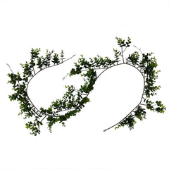(2 pack) Mainstays 6' Artifical Green Boxwood Decorative Garland, Not in Pot.