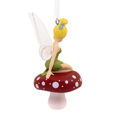  Christmas Ornament (Disney Tinker Bell on Mushroom), 1 count