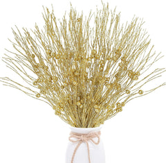 Avelune™ 24 Pack Artificial Glitter Berry Stem Ornaments 17 Inches