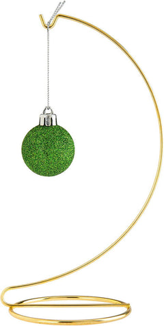 Creative Hobbies® 11 Inch Tall Gold Metal Ornament Display Hanger Stands for Displaying Christmas Ornaments - 6 Pack
