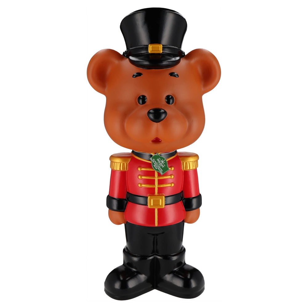 Lighted Blow Mold Bear Soldier Indoor/Outdoor Christmas Decoration, Multicolor, 32", by Holiday Time
