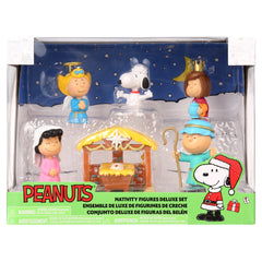 Peanuts Christmas Nativity Figure Set, 8" Size Figures, Multicolor, Kids Toy Ages 3 and up