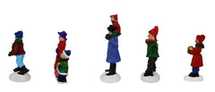 Christmas Village Figurines 5 Piece Decoration Set 4 Perfect Addition to Your Christmas Indoor Decorations & Snow Village Displays Set 4