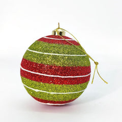 Katinyos 12PCS Christmas Balls Decorations Ornaments Set, Glittering Shatterproof Hanging Bulbs Christmas Tree Decor(Green)