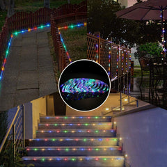 Rope String Lights, 12M/39ft 100LED Waterproof 8 Mode/Remote USB Tube Lights Christmas Lights,String Lights Outdoor Indoor for Christmas Decorations