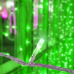 Beatineon 39FT 120LED Fairy String Lights, Christmas Decoration Lights with 8 Flashing Modes, Connectable Transparent Wire, Indoor Outdoor Holiday Lights with Timer,Green