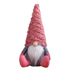 Christmas Gnome Doll Decorations, Plush Scandinavian Tomte, 12" Stuffed Doll Gifts Tumbler Shape Dwarf Ornament Decorations for Xmas Home Office Bedroom Farmhouse