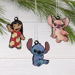  Mini Christmas Tree Topper and Ornaments (Disney Lilo & Stitch), 5 Count