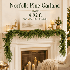 Avelune™ 8.86FT Artificial Norfolk Pine Garlands