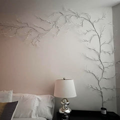 Enchanted Willow Vine Lights with Remote, Christmas Swags Decorations Indoor Room Decor, 18 Branches 144 LEDs Lighted Willow Vine Lights for Walls Bedroom Home Decor, White Branch