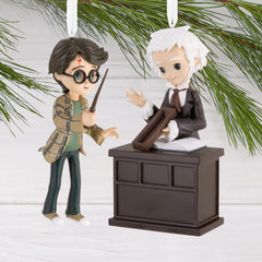  Harry Potter and Ollivander Christmas Ornaments, Set of 2