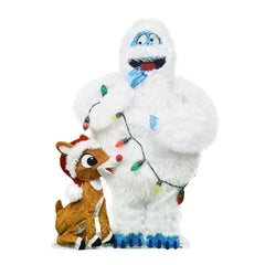 Open Box ProductWorks 32 In Rudolph & Bumble Holiday Festive Decoration