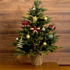  82pcs Christmas Balls Ornaments Set, Shatterproof Plastic Decor for Xmas Tree with Hanging Strings, Gold & Red & Green
