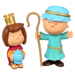 Peanuts Christmas Nativity Figure Set, 8" Size Figures, Multicolor, Kids Toy Ages 3 and up