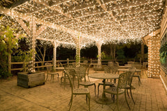 612 Vermont 100 Clear White Christmas Lights on White Wire, Indoor Outdoor Use, 18' Lighted Length, 20' Total Length (Pack of 2)