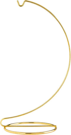 Creative Hobbies® 11 Inch Tall Gold Metal Ornament Display Hanger Stands for Displaying Christmas Ornaments - 6 Pack