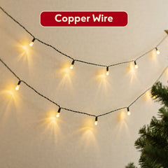 Hishine Outdoor Christmas Lights 82FT 1000LED, String Lights Indoor 8 Modes Waterproof Plug in Christmas Tree Light for Holiday, Warm White