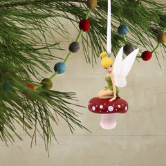  Christmas Ornament (Disney Tinker Bell on Mushroom), 1 count
