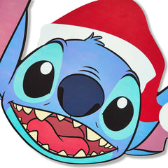 Christmas Festive Fence Sitters Stitch Santa Claus Disney 20.47 in x 1.57 in x 15.74 in 1.49 lb