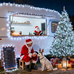 JMEXSUSS 168FT 600 LED White Christmas Lights Outdoor Waterproof with Remote Indoor Christmas String Lights Cool White Christmas Tree Lights Plug in for Room Wedding Holiday Christmas Decorations