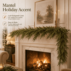 Avelune™ 8.86FT Artificial Norfolk Pine Garlands