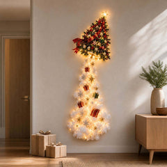 Clearance! Christmas Magic Trail Wall Light, LED Cascading Holiday Christmas Decor, Gift (Christmas Tree)