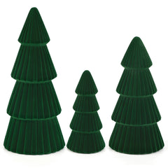 Avelune™ 3pcs Tabletop Christmas Tree Woven Resin Christmas Trees