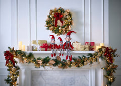 Avelune™ BrylaneHome 38"H Posable Christmas Elf