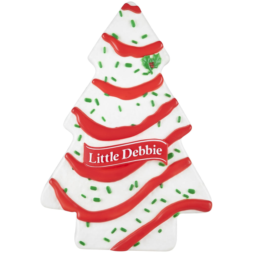 Christmas LED Blow Mold Decor Little Debbie Snack Cake Tree