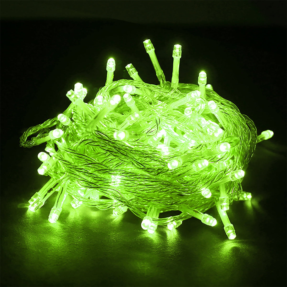 Beatineon 39FT 120LED Fairy String Lights, Christmas Decoration Lights with 8 Flashing Modes, Connectable Transparent Wire, Indoor Outdoor Holiday Lights with Timer,Green