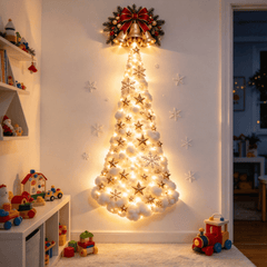 Avelune™ Christmas Magic Trail Wall Light, LED Cascading Holiday