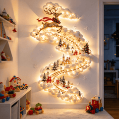 Avelune™ Christmas Magic Trail Wall Light, LED Cascading Holiday