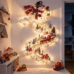 Avelune™ Christmas Magic Trail Wall Light, LED Cascading Holiday