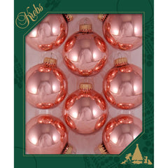 Avelune™ Glass Christmas Tree Ornaments - 67mm / 2.63" [8 Pieces]