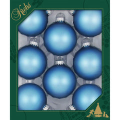 Avelune™ Glass Christmas Tree Ornaments - 67mm / 2.63" [8 Pieces]