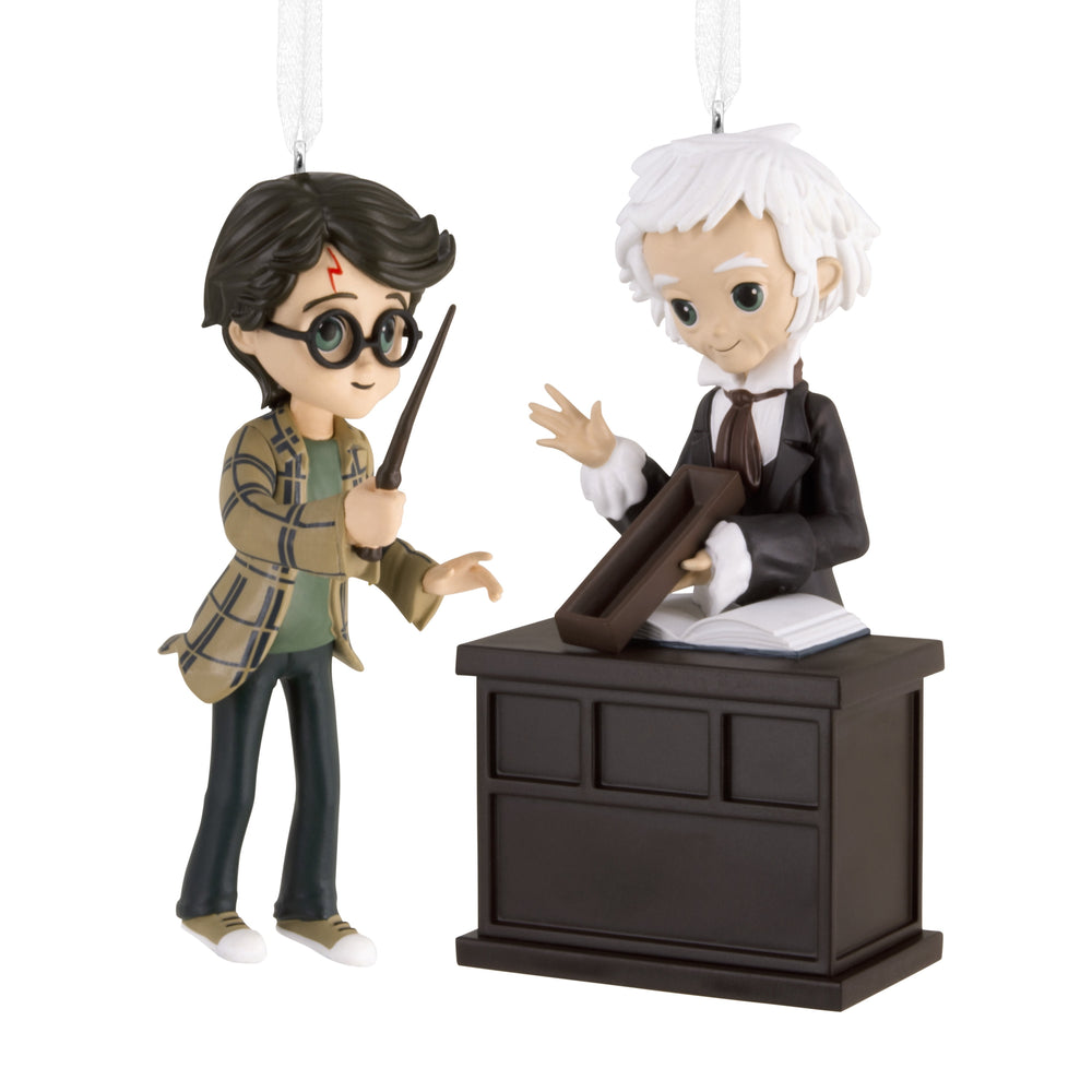  Harry Potter and Ollivander Christmas Ornaments, Set of 2