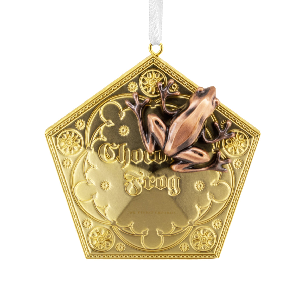  Christmas Ornament (Harry Potter Chocolate Frog, Metal), 1 Count