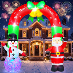 Avelune™ Yexmas 8FT Christmas Inflatable Archway