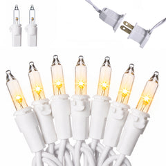 Avelune™ RESNICE 52FT Mini Clear Christmas Lights 200LED Warm White