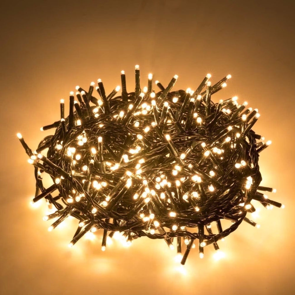  Christmas String Lights, 105 FT 300 LED Twinkle Fairy Lights for Indoor Outdoor Christmas Tree Home Xmas Decorations, Warm White